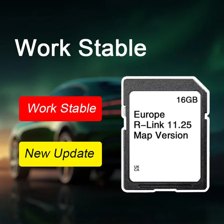 Navigation Carminat R-Link 11.25 &ndash; 2024 Europe Map Upgrade for Renault R-Link 11.25