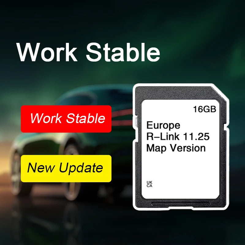 Navigation Carminat R-Link 11.25 &ndash; 2024 Europe Map Upgrade for Renault R-Link 11.25