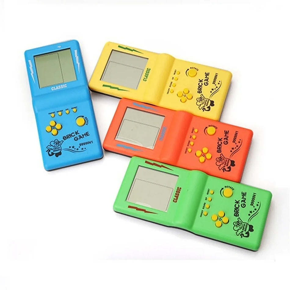 Classic Handheld BRICK GAME Console - Nostalgic Educational Toy for All Ages