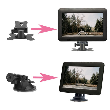 LEADSTAR 8" Portable TV with DVB-T2 ISDB-T ATSC Tuner &amp; 12V Input