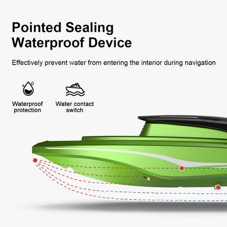 High-Speed Mini RC Racing Boat for Kids - 2.4GHz Remote Control