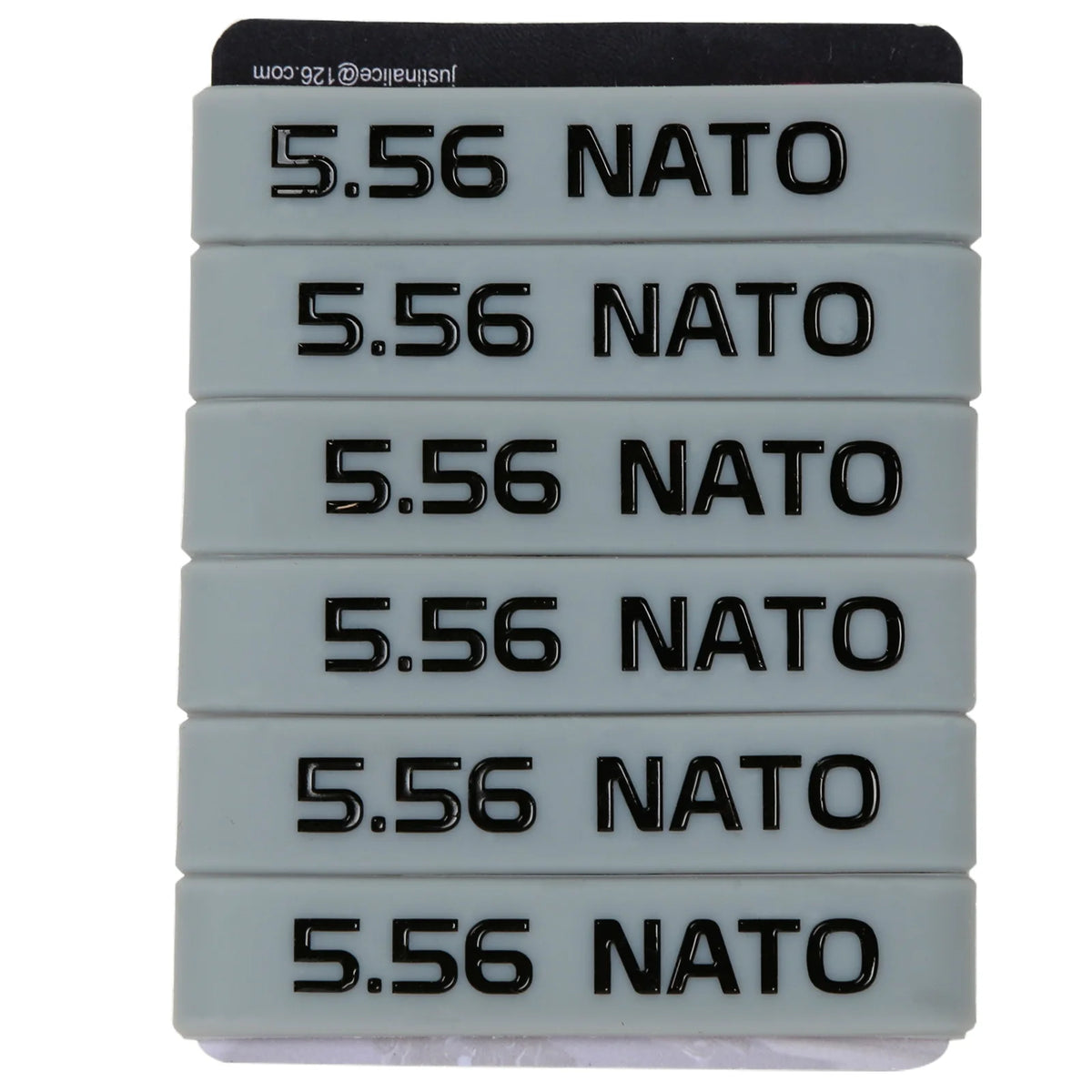 6 Pack Magazine Marking Band 5.56 NATO &ndash; Multi Color Rubber Bands 5.56 Black2 6Pcs