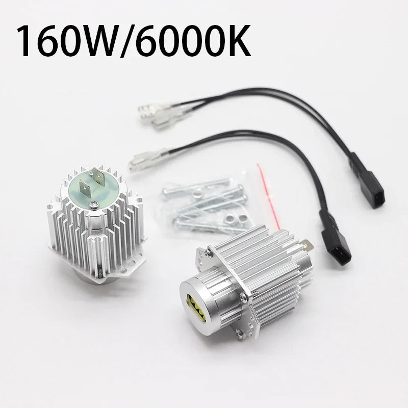 Bombillas LED Angel Eye de luz diurna 160W para BMW E90 E91