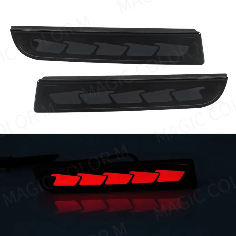 LED Rear Bumper Reflector Lights For Mitsubishi Lancer Evo Evolution ASX Outlander Sport RVR Dynamic Turn Signal Tail Brake Lamp by InterCyprus Trading Ltd
