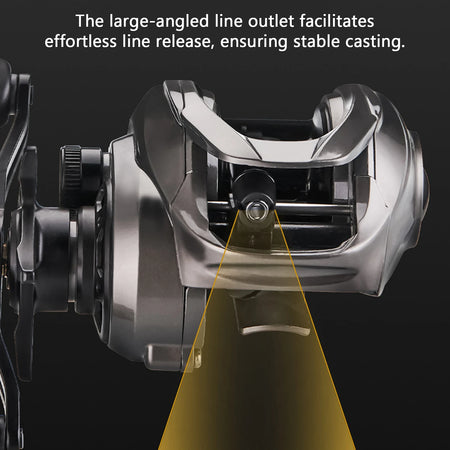 LIXADA 7.0:1 Baitcasting Reel 5 1BB &ndash; 8Kg Drag Ocean Ready