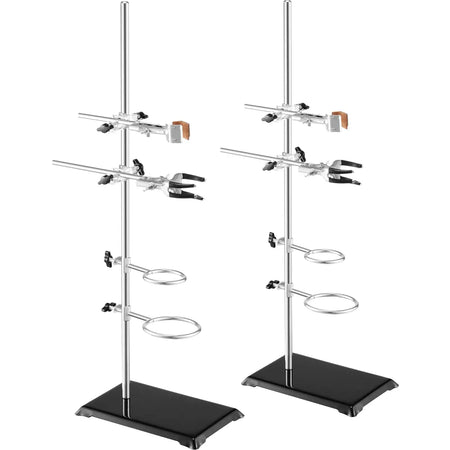 Lab Stand Set Steel 23.6 Inch Rod Clamps Included United States