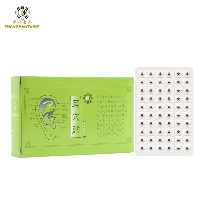 600 stycken Vaccaria öronfröklistermärken för aurikulär terapi