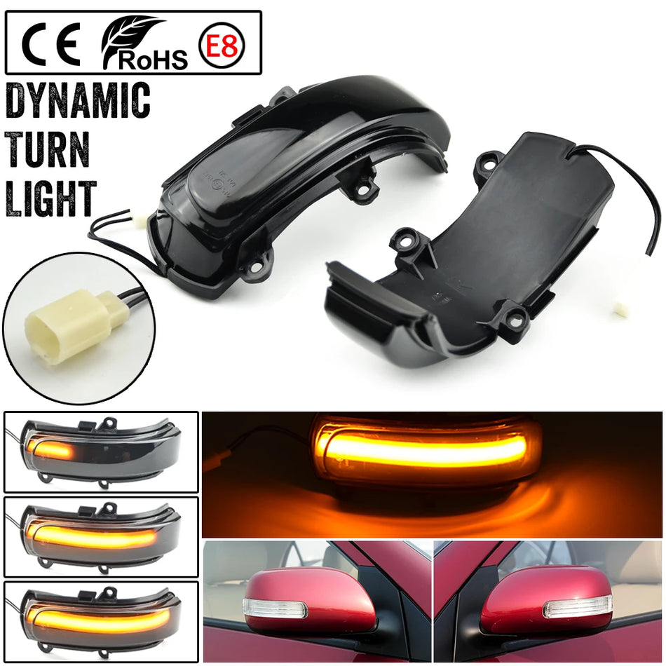 Luces de Señal de Giro LED Dinámicas para Toyota COROLLA ZELAS REIZ AURIS