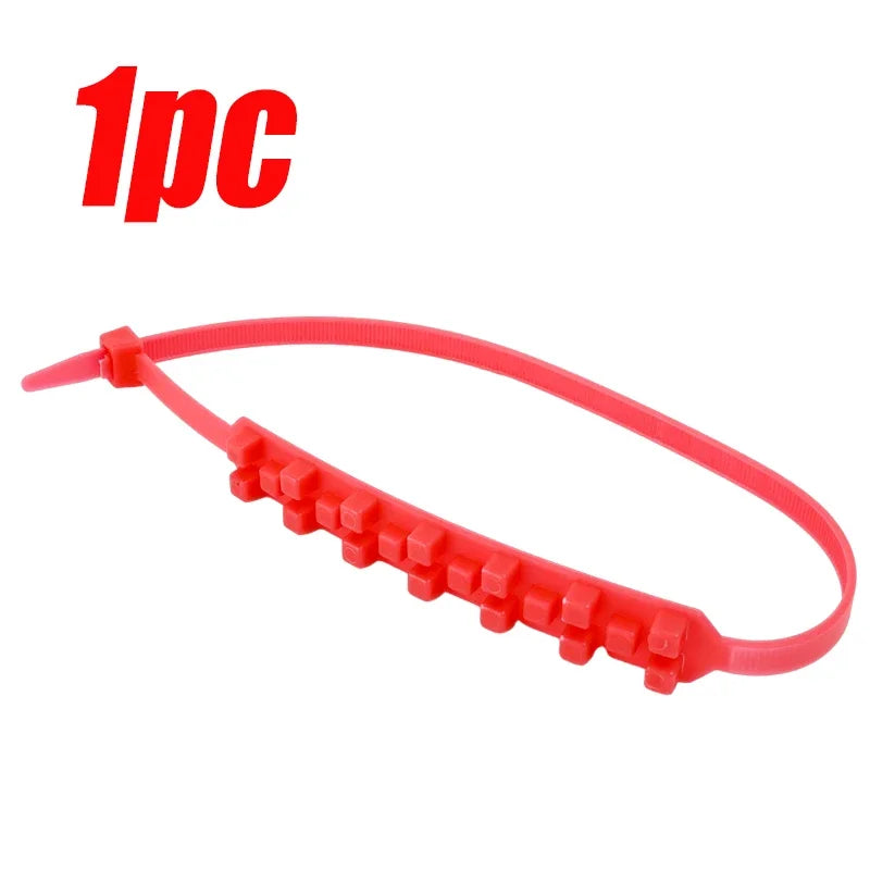 5-1pcs Anti-Skid Snow Chains For Motorcycles &ndash; Traction 1pc red