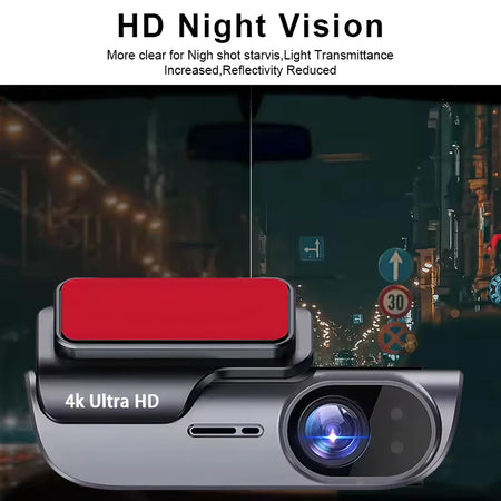 Kocam Dash Cam 4K &ndash; Ultra Clear Night Vision and 24H Parking Monitor