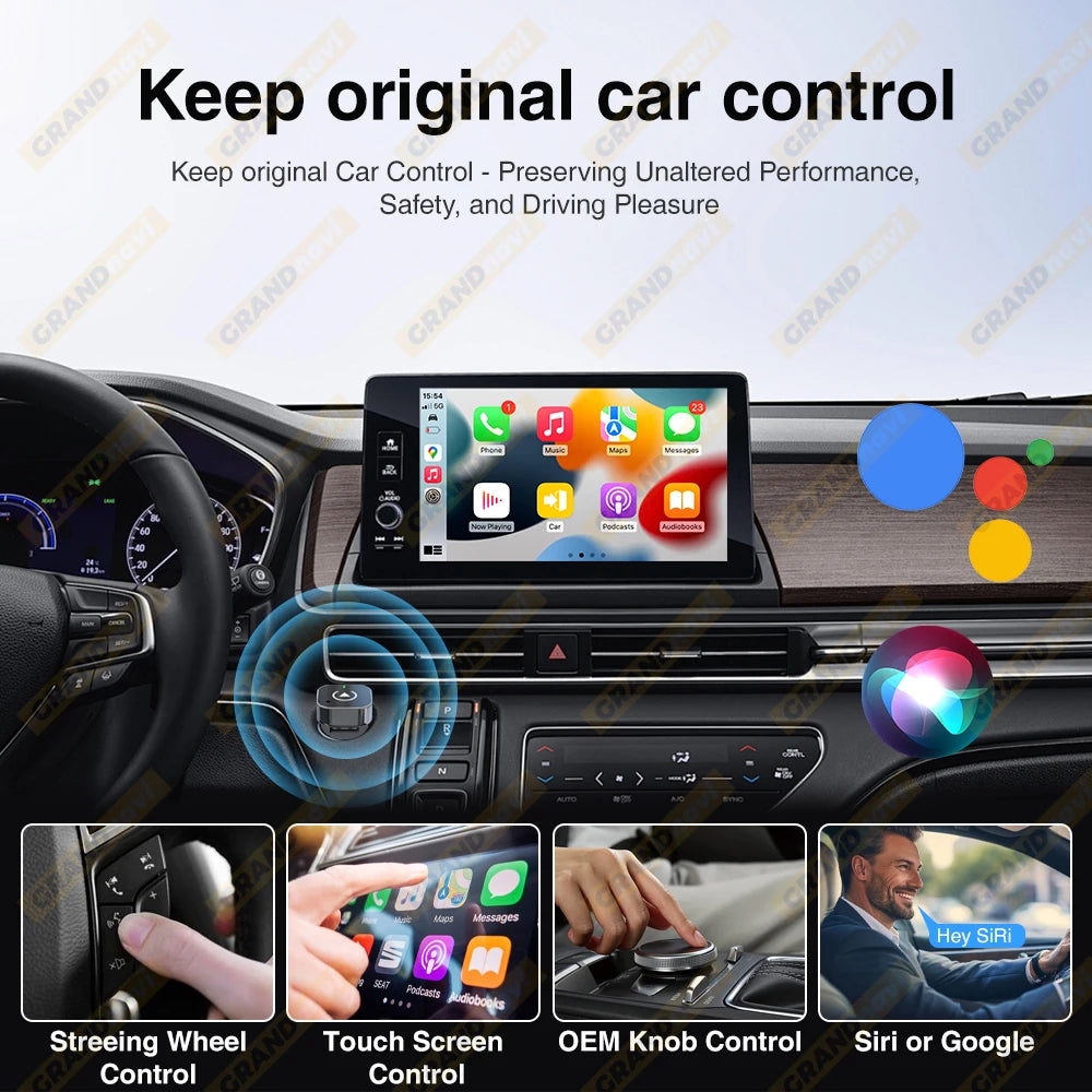 New Wireless CarPlay Android Auto Dongle &ndash; Plug And Play