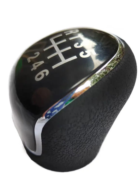 Leather Gear Shift Knob 6-Speed Manual for JAC Refine S3 S5 S7 T6 T8 by InterCyprus Trading Ltd