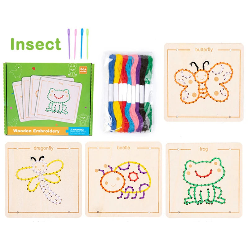 BZS00449 Embroidery Threading Game &ndash; Fine Motor Skills A