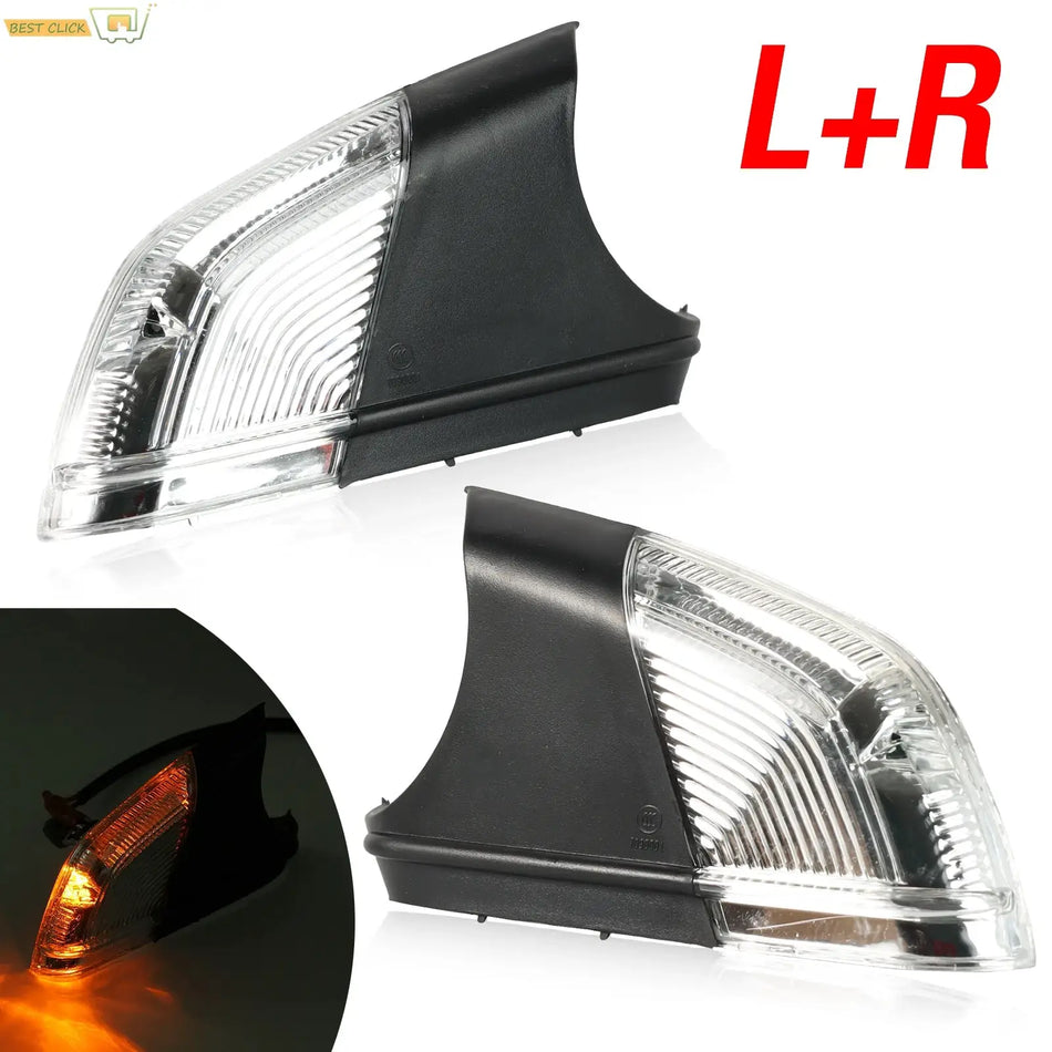 12V Amber Rearview Mirror Wing Door Turn Signal For Volkswagen Polo MK4 9N3 2005-2009 Skoda Octavia II 2004-2010 by InterCyprus Trading Ltd