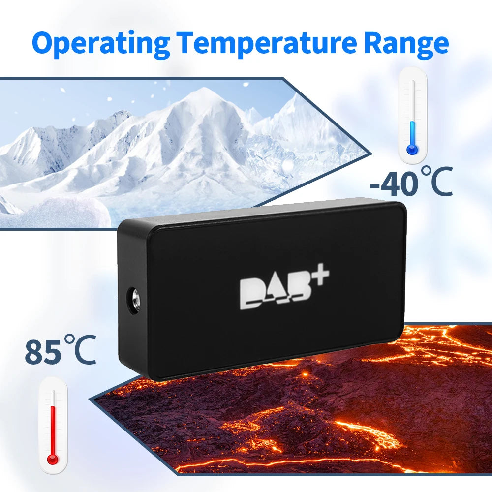 DAB Plus DAB Receiver Antenna - Automatic Scan USB Adapter