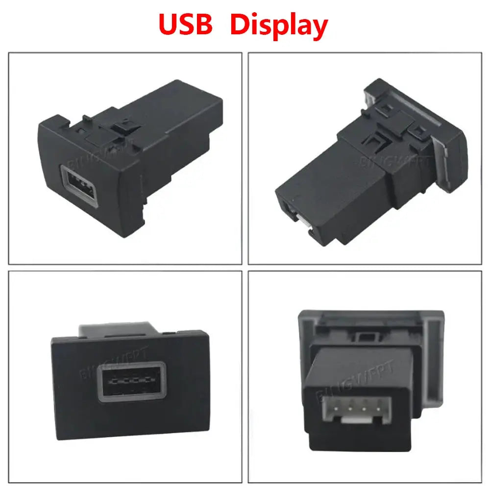 Car Charger QC3.0 Type C PD Dual USB Interface Socket Auto Phone Fast Charging Adapter Button For Volkswagen POLO 2011-2013 by InterCyprus Trading Ltd