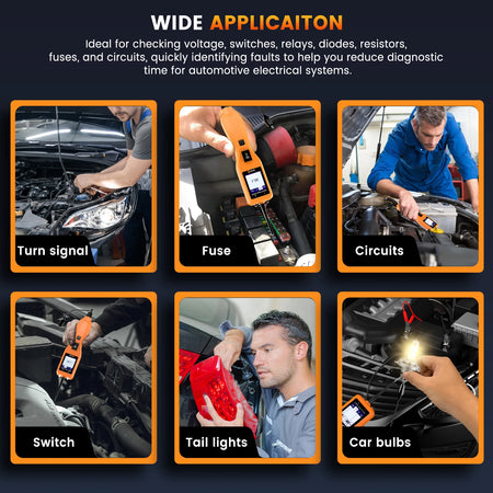 KZYEE KM05 &ndash; 12V/24V Automotive Circuit Diagnostic Tool