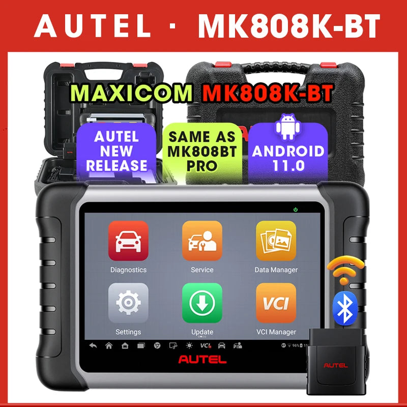 Autel MaxiCOM MK808KBT Bluetooth Bidirektionel OBD2 Scanner