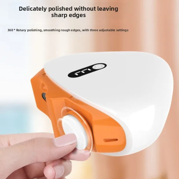 Elektrisk negleklipper med lys automatisk skærer til fødder