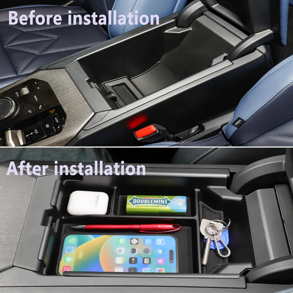 BMW X3 2025 Armrest Storage Box Center Console Organizer