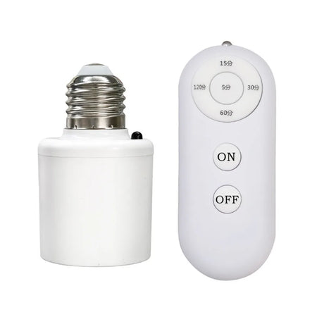 E27 60W Wireless Remote Control Smart Timer Switch &ndash; Effortless Lighting Control