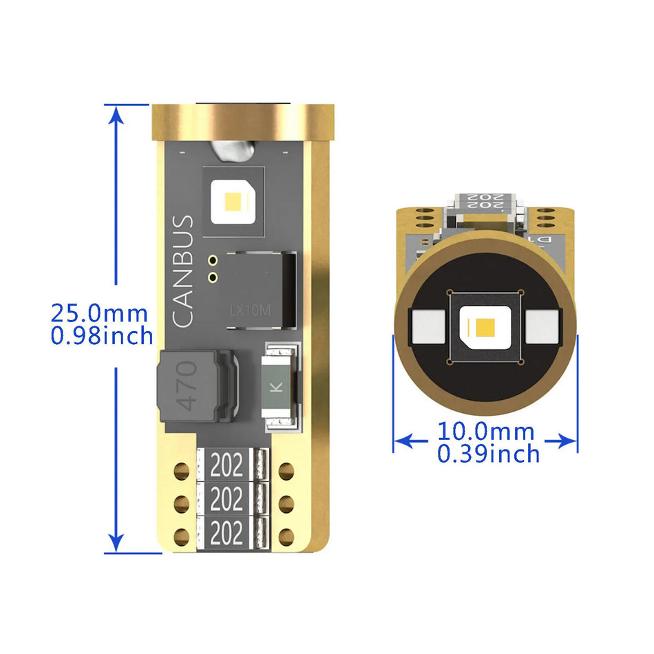 VW Transporter T5 T6 T10 W5W LED Canbus Luz de Lateral Luz de Número de Matrícula