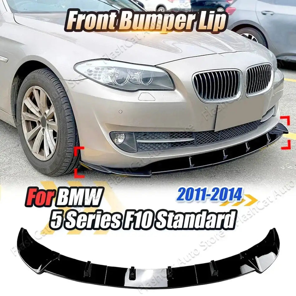 BMW F10 F11 5 Serisi Difüzör Ön Tampon Lip Splitter