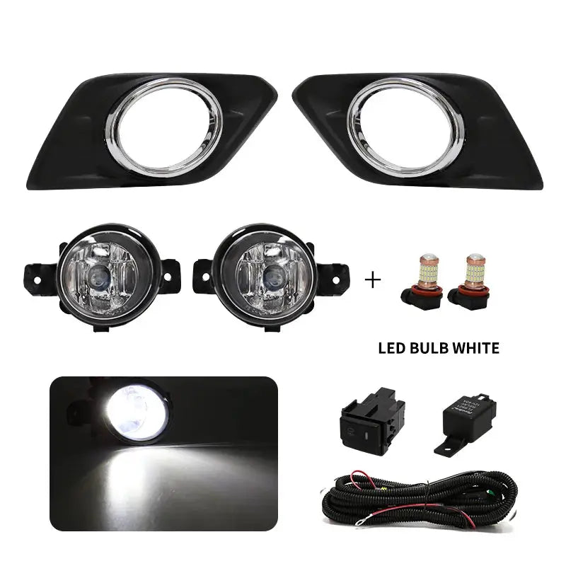 For Nissan X Trail X-Trail Xtrail Fog Light 2014 2015 2016 LED Daytime Running Lamp DRL Daylights Waterproof Wires Switch Button by InterCyprus Trading Ltd