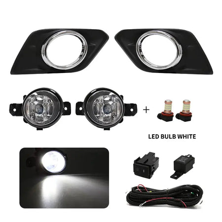 For Nissan X Trail X-Trail Xtrail Fog Light 2014 2015 2016 LED Daytime Running Lamp DRL Daylights Waterproof Wires Switch Button by InterCyprus Trading Ltd
