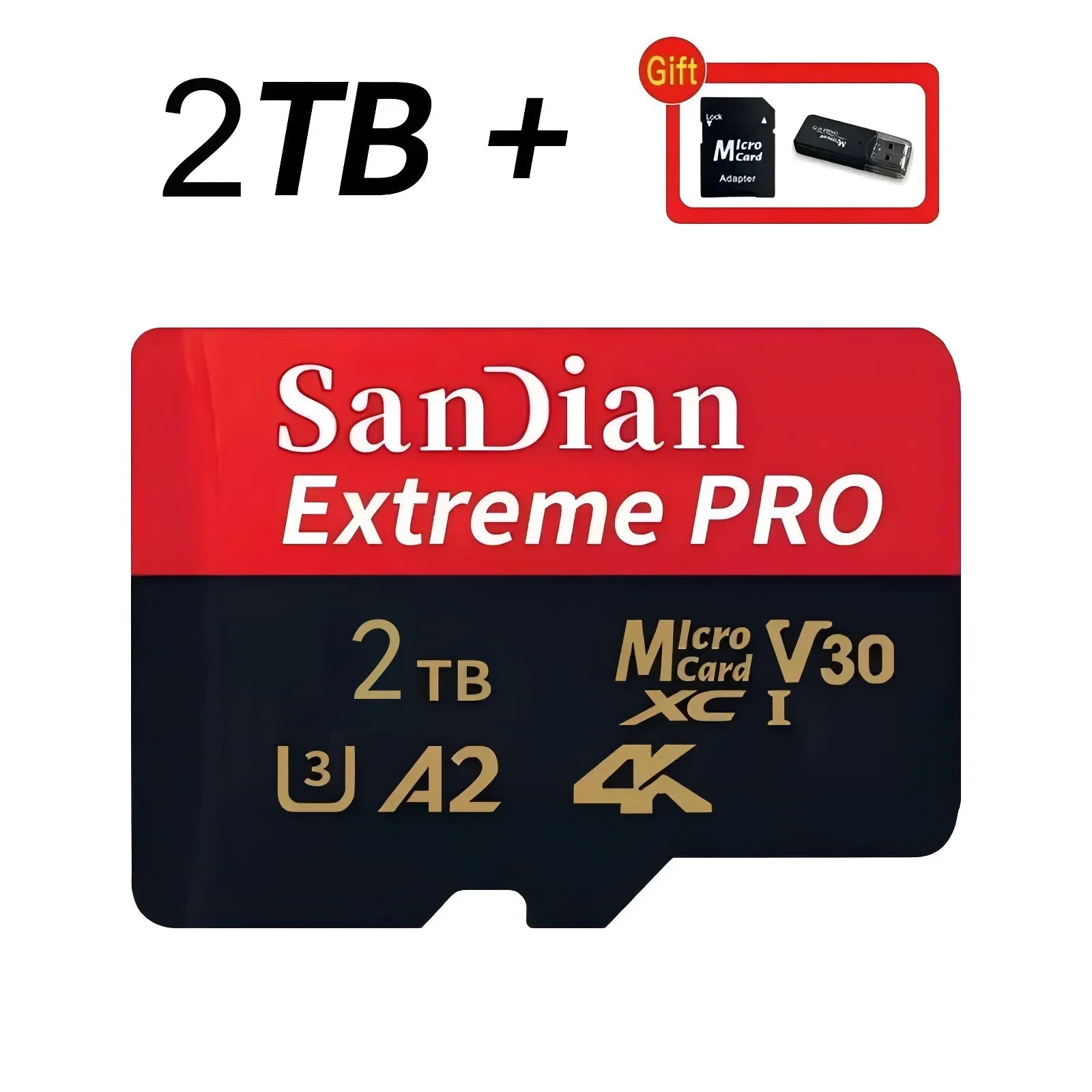 AEVYKVC 1TB High-Speed Memory Card &ndash; Ultra-Fast Data Transfer 2TB 1