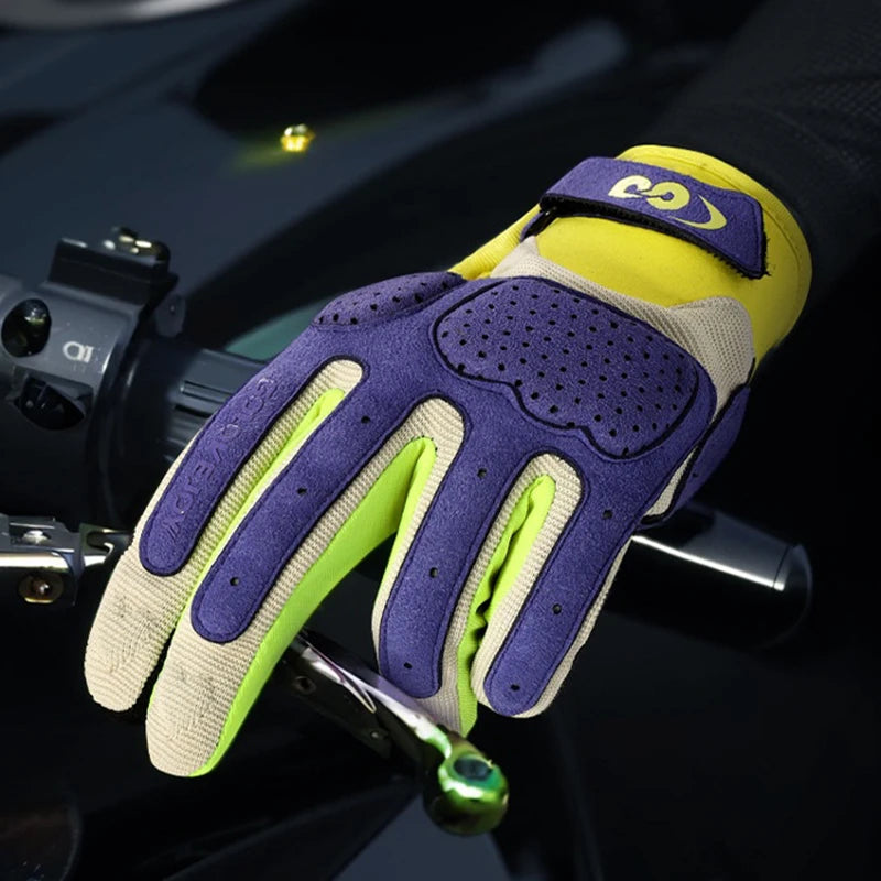 Summer Breathable Touch Screen Motorcycle Gloves for Men and Women