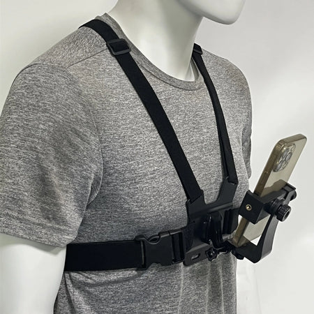 Phone Clip Holder with Chest Strap