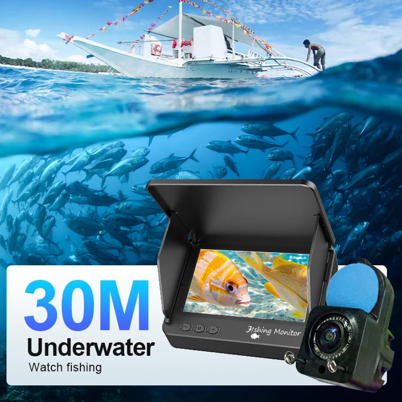 1080P HD Ice Fishing Camera With Infrared Night Vision Portable