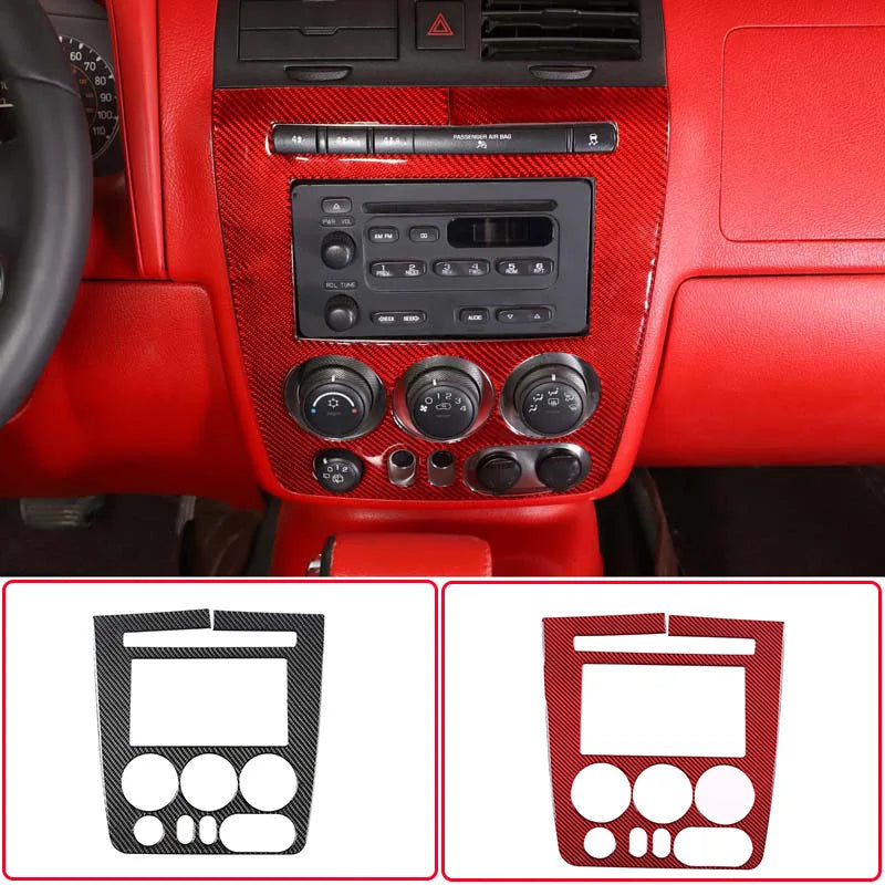 Carbon Fiber Center Console Cover For Hummer H3 2005 2009