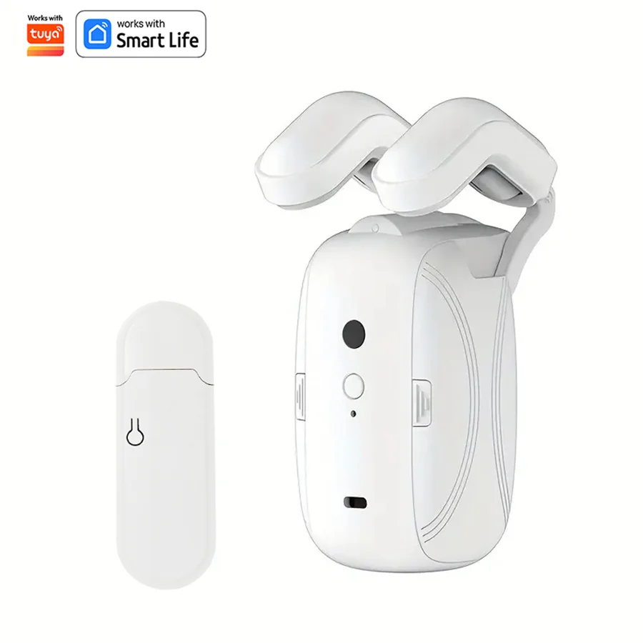 1/2pcs Smart WiFi Curtain Robot with Wi-Fi Gateway, APP Remote Control,  Automatic Opening Hand Pull Startuff0cCompatible with Alexa 1pc WiFi version 1