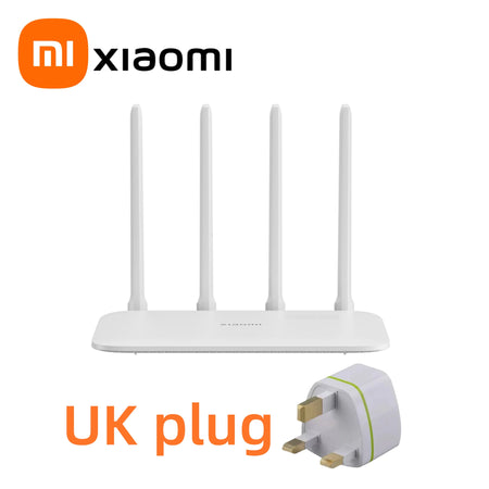 Xiaomi Router 4A Gigabit Edition &ndash; High Gain Antennas Add UK Plug