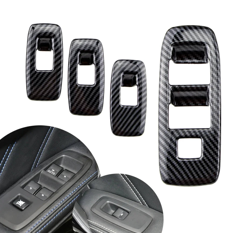 Ford Everest Ranger Interior Mouldings Carbon Fiber Stickers Cover