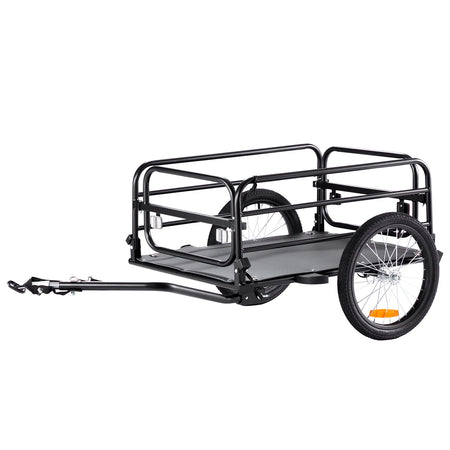 SucceBuy 160 Lbs Bike Cargo Trailer &ndash; Foldable Storage
