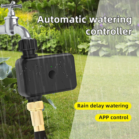 1/2-Way Water Timer &ndash; Smart Auto Irrigation System with Bluetooth and WiFi Compatibility