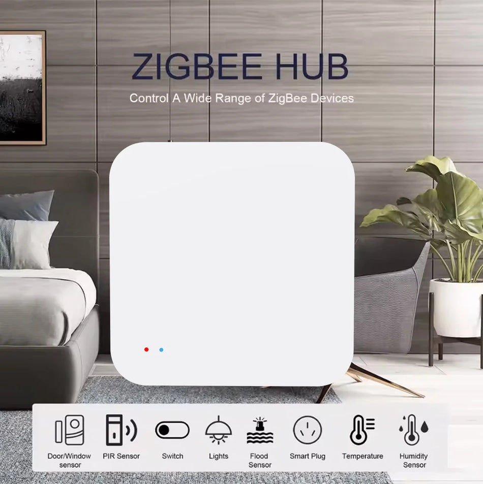 ZigBee 3.0 Chytrý Hub Brána Bezdrátový a Drátový Most pro Alexa a Google Home