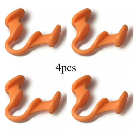 Silicone Anti Snoring Device ZX025 &ndash; Naturally Stop Snoring F538-Orange-4pcs