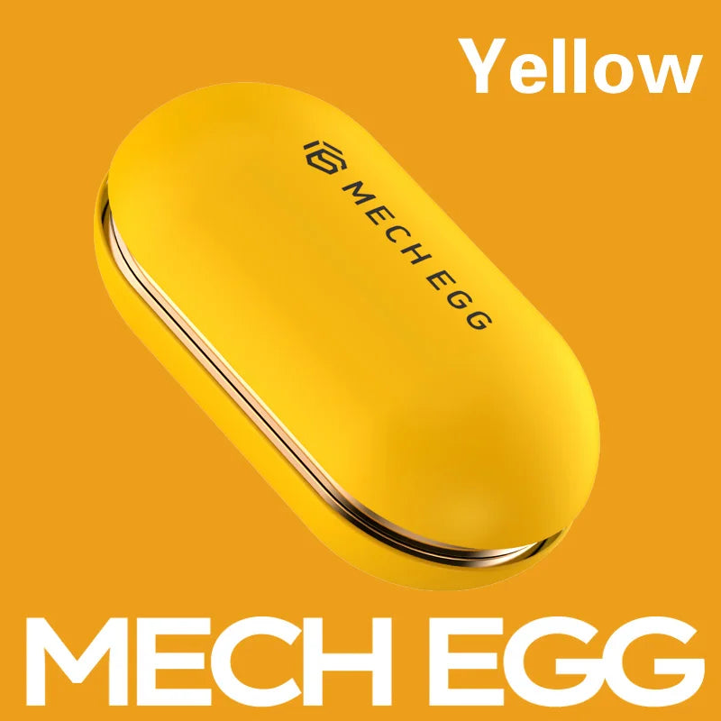 YIJOO Mech Egg EDC Fidget Slider - Metal Stress Relief Toy for Adults Yellow 1pc