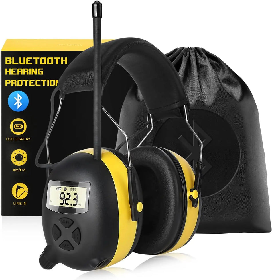 30dB Safety Earmuffs Bluetooth 5.4 &ndash; Noise Reduction
