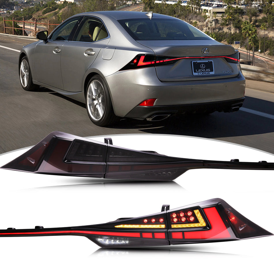 Lexus IS LED zadnje luči 2014-2020 - Start-Up Animation