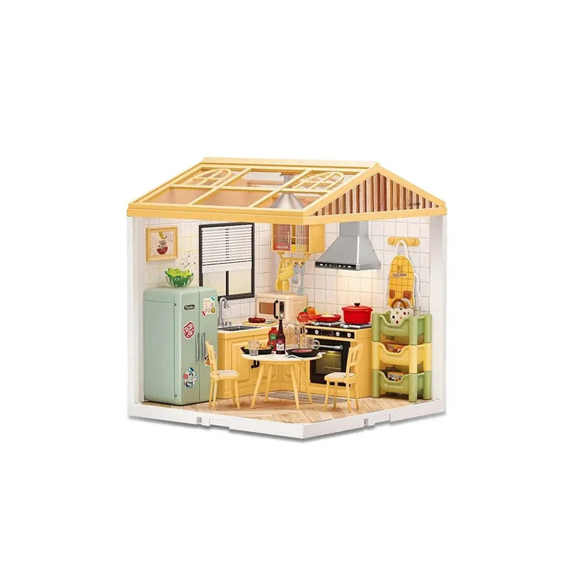 Miniature Doll House DIY Kit &ndash; Creative Room Decor And Fun Kitchen