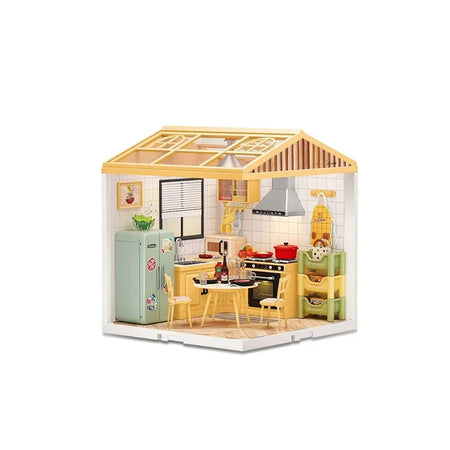Miniature Doll House DIY Kit &ndash; Creative Room Decor And Fun Kitchen