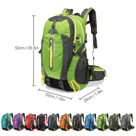 40L Water Resistant Travel Backpack &ndash; Lightweight Daily Use