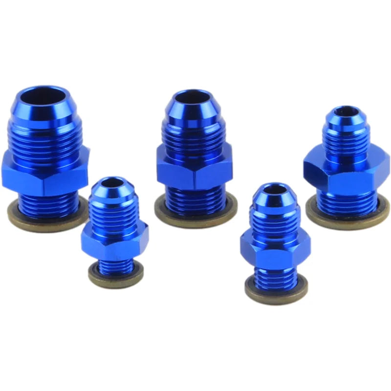 Adaptateur en aluminium AN6 mâle à M12x1.5 pour ligne de carburant