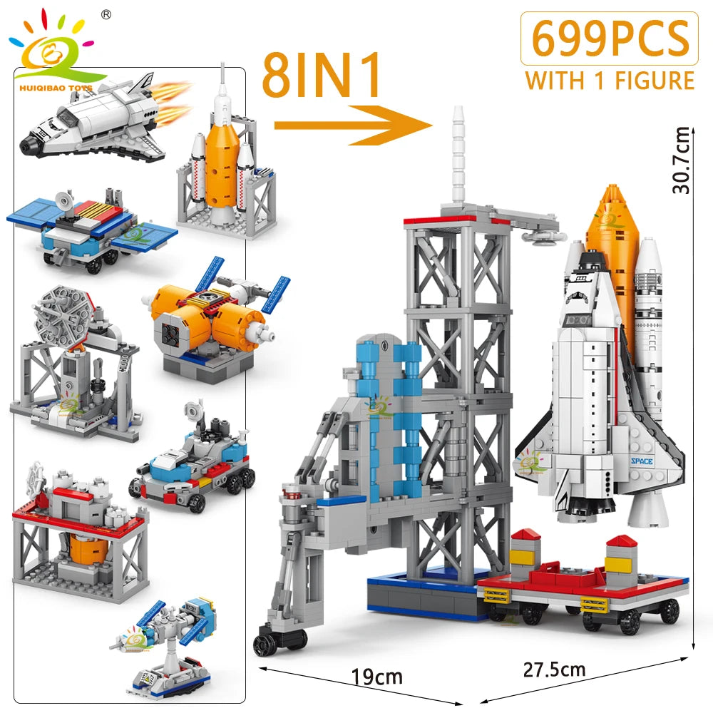 HUIQIBAO Aviation Spaceport Building Blocks Set for Kids NO.04 NO box / CHINA
