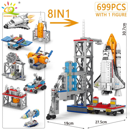 HUIQIBAO Aviation Spaceport Building Blocks Set for Kids NO.04 NO box / CHINA